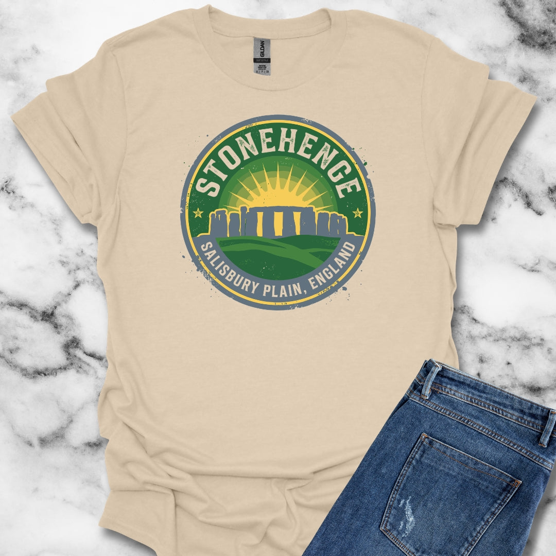 Stone Henge Badge T-Shirt