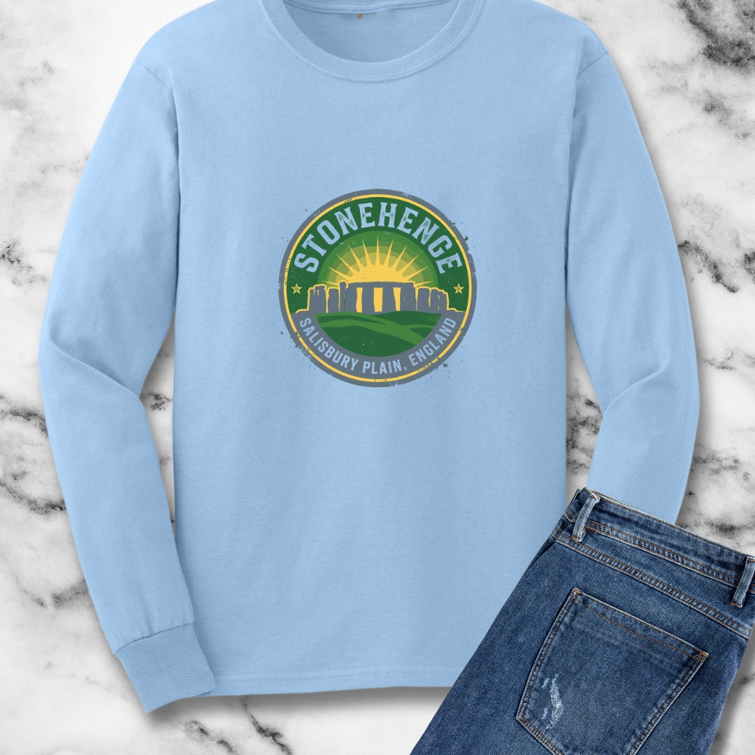 Stone Henge Badge Long Sleeve Tee
