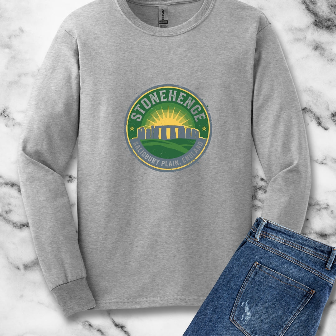 Stone Henge Badge Long Sleeve Tee
