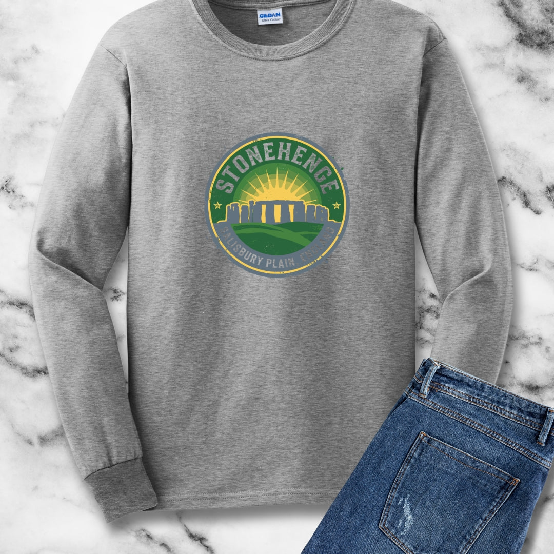 Stone Henge Badge Long Sleeve Tee