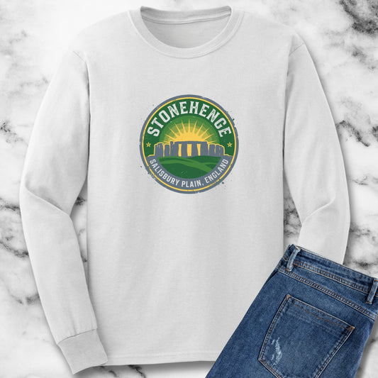 Stone Henge Badge Long Sleeve Tee