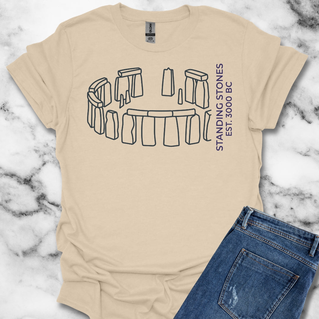 Minimalist Stone Henge T-Shirt
