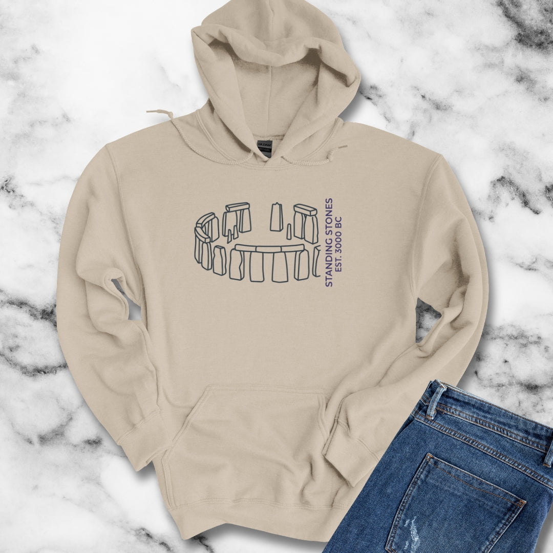 Minimalist Stone Henge Hoodie