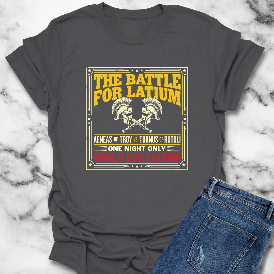 Aeneas Battle for Latium T-Shirt