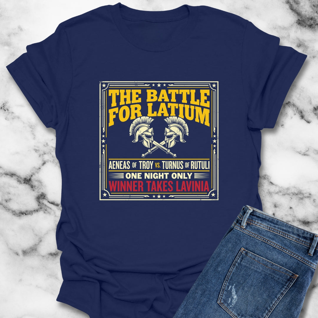 Aeneas Battle for Latium T-Shirt