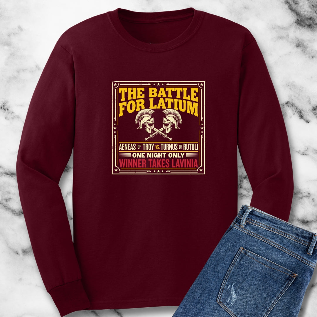 Aeneas Battle for Latium Long Sleeve Tee