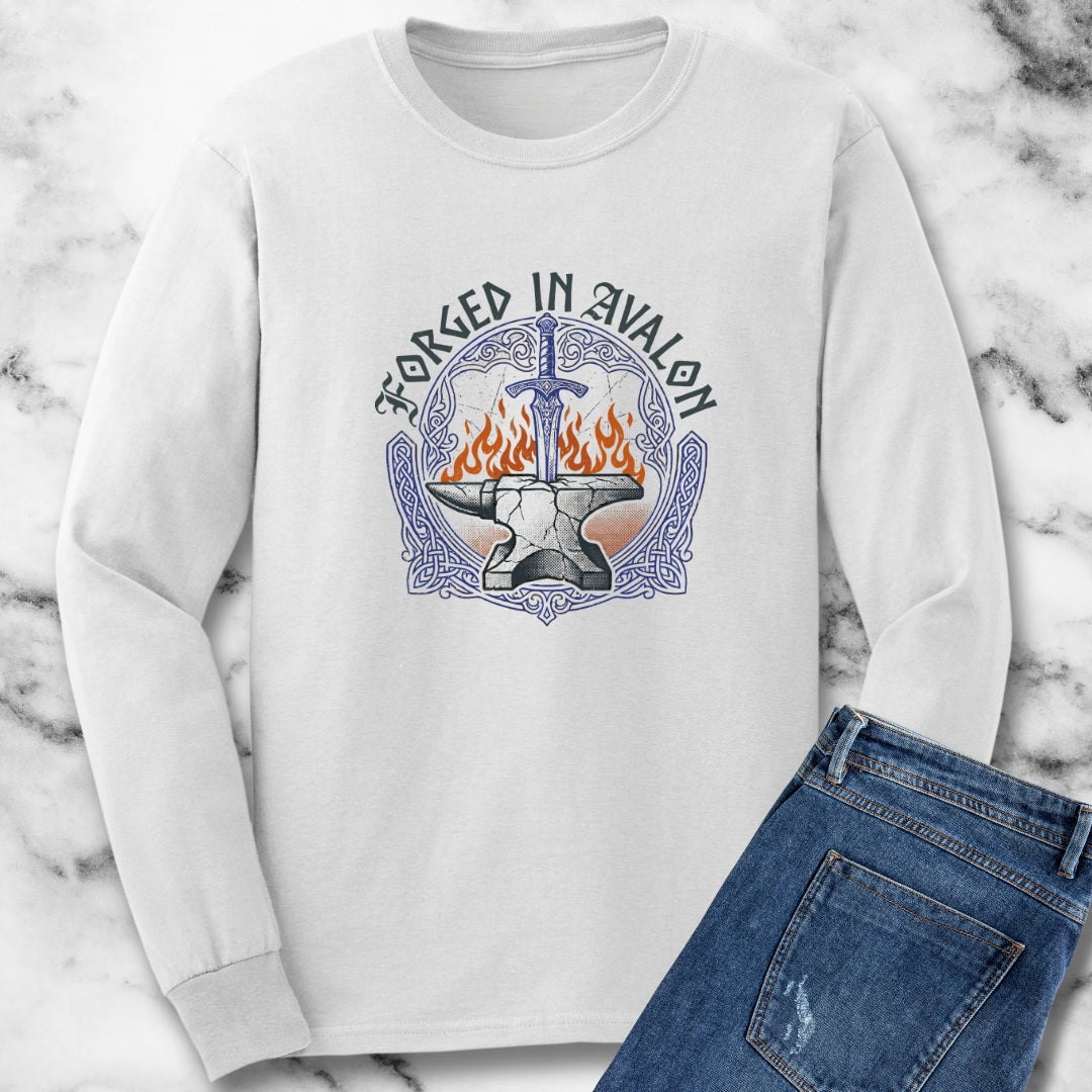 Excalibur Forged in Avalon Long Sleeve Tee