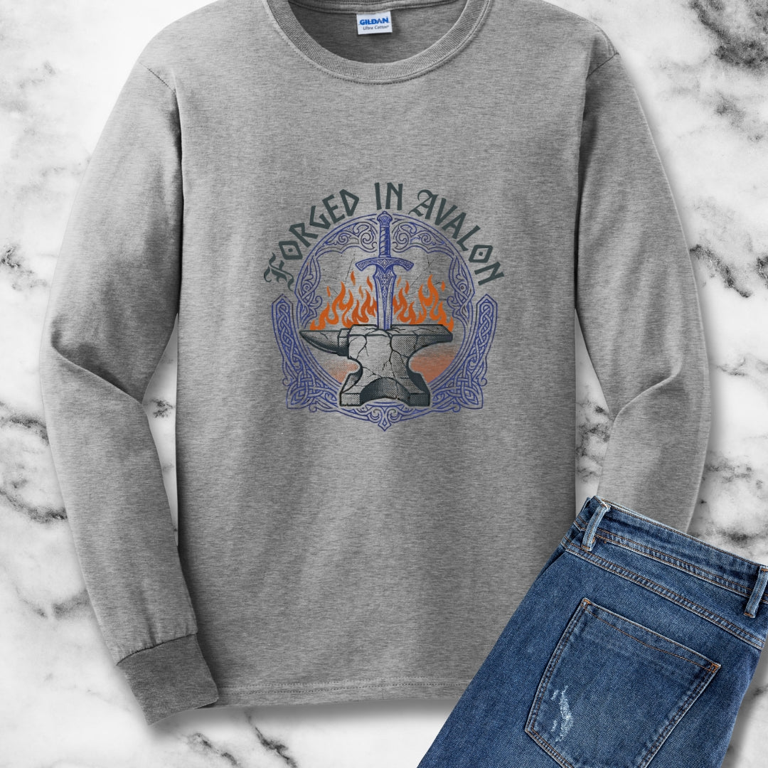 Excalibur Forged in Avalon Long Sleeve Tee