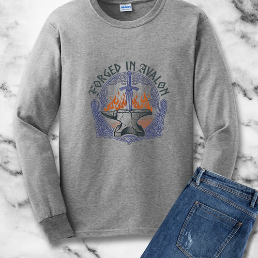 Excalibur Forged in Avalon Long Sleeve Tee
