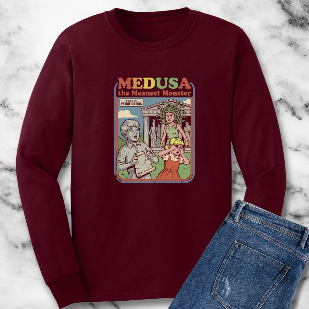 Medusa Meanest Monster Long Sleeve Tee