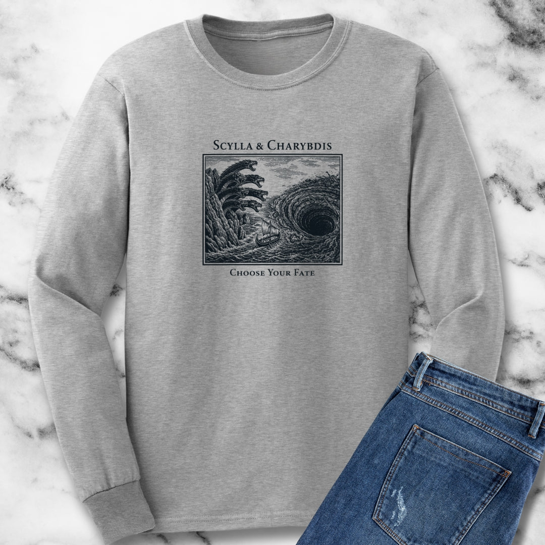 Scylla Charybdis Choose Your Fate Long Sleeve Tee