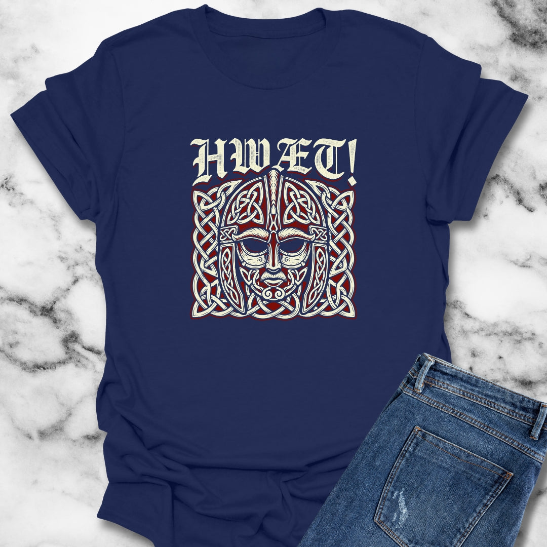 Old English Hwaet Listen Beowulf T-Shirt
