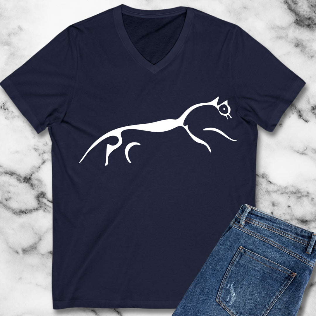 White Horse of Uffington V-Neck
