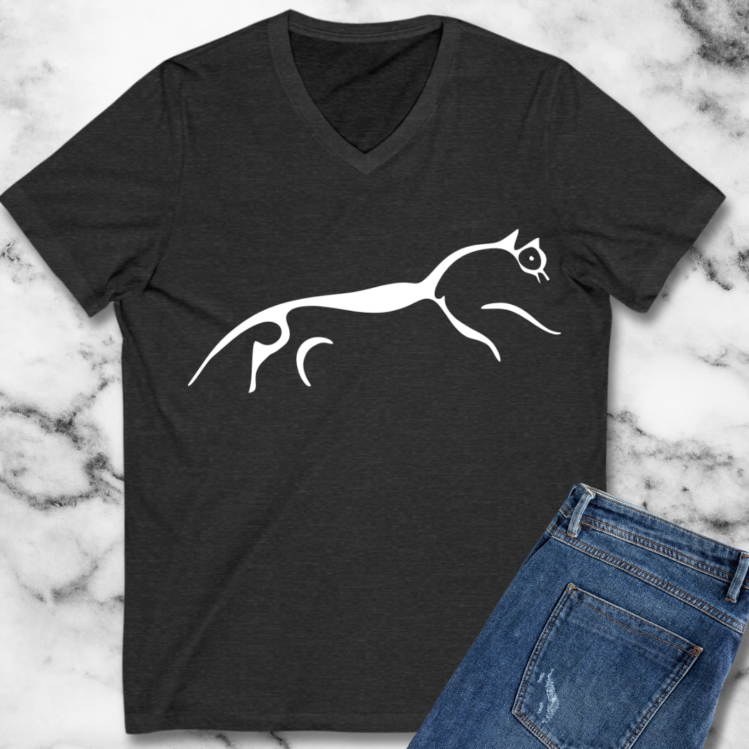White Horse of Uffington V-Neck