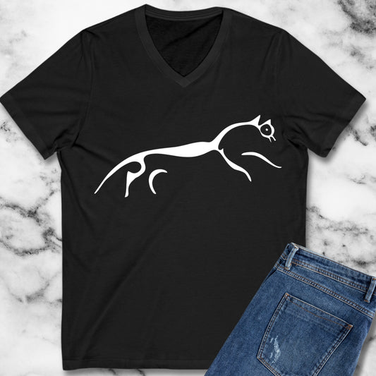 White Horse of Uffington V-Neck