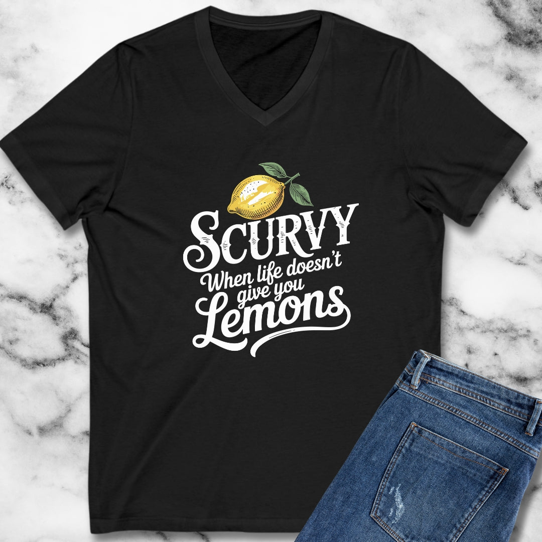 Scurvy Lemons V-Neck