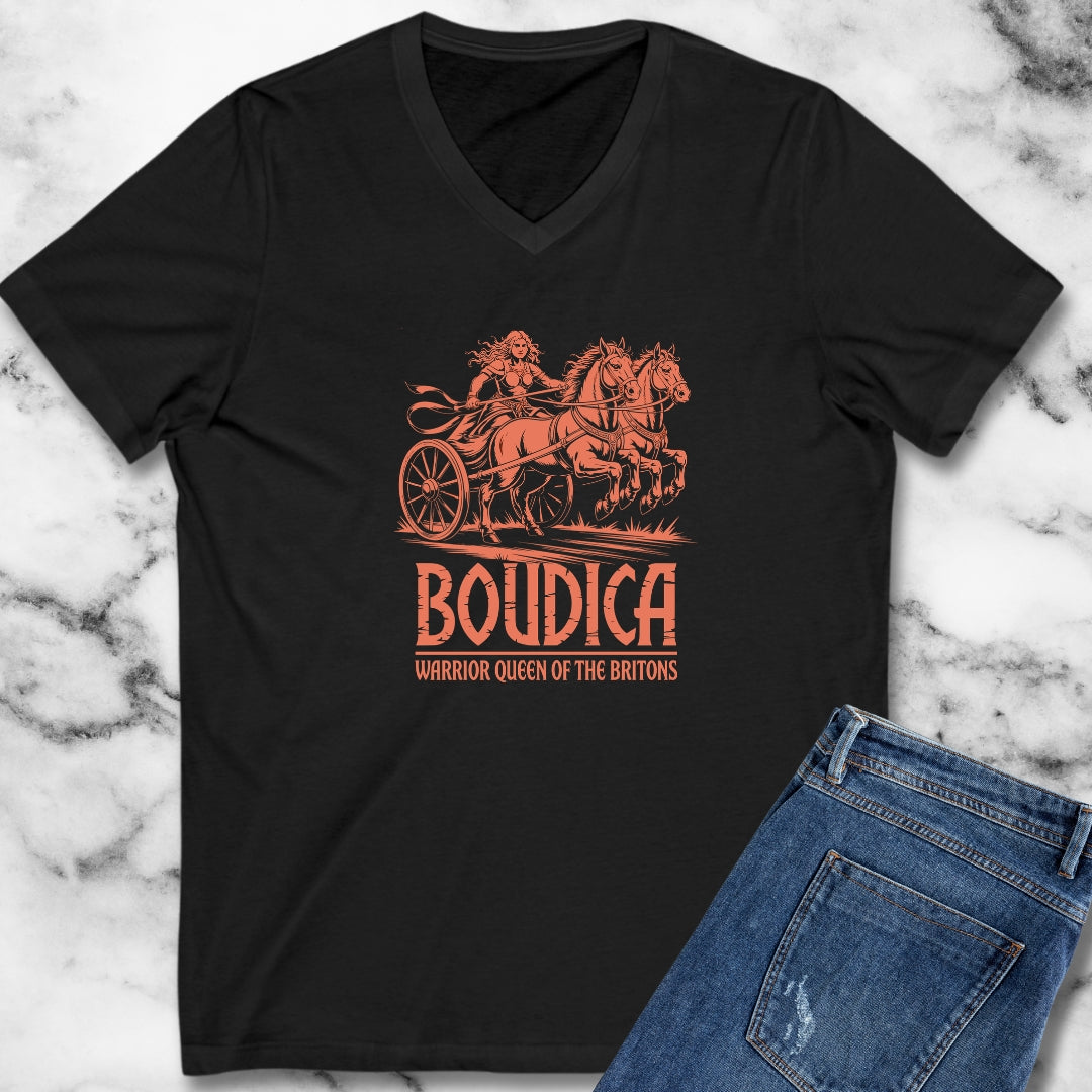 Boudica Queen of Britons Iceni V-Neck