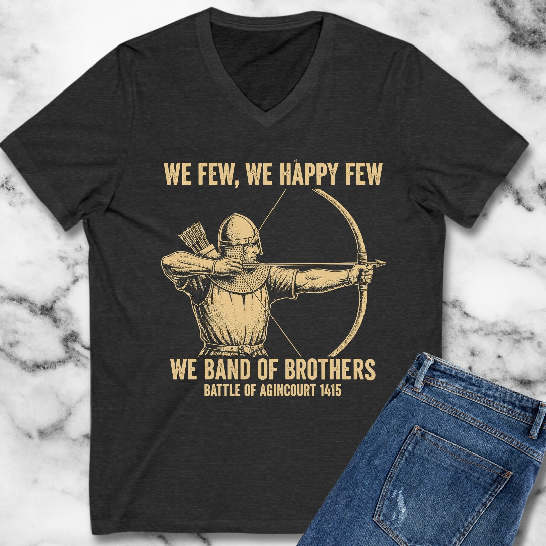 Battle of Agincourt Band of Brothers V-Neck