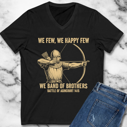 Battle of Agincourt Band of Brothers V-Neck