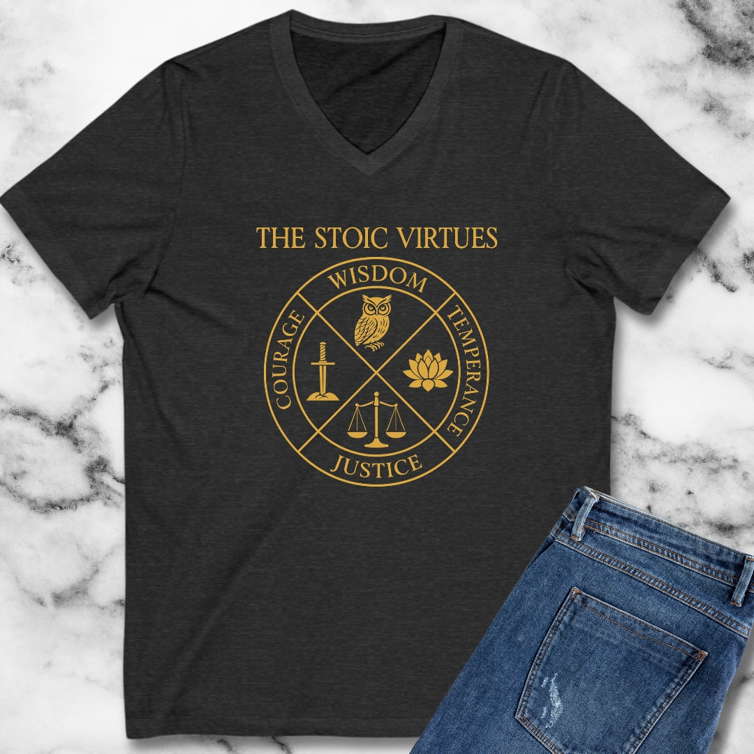 Stoioc Virtues V-Neck