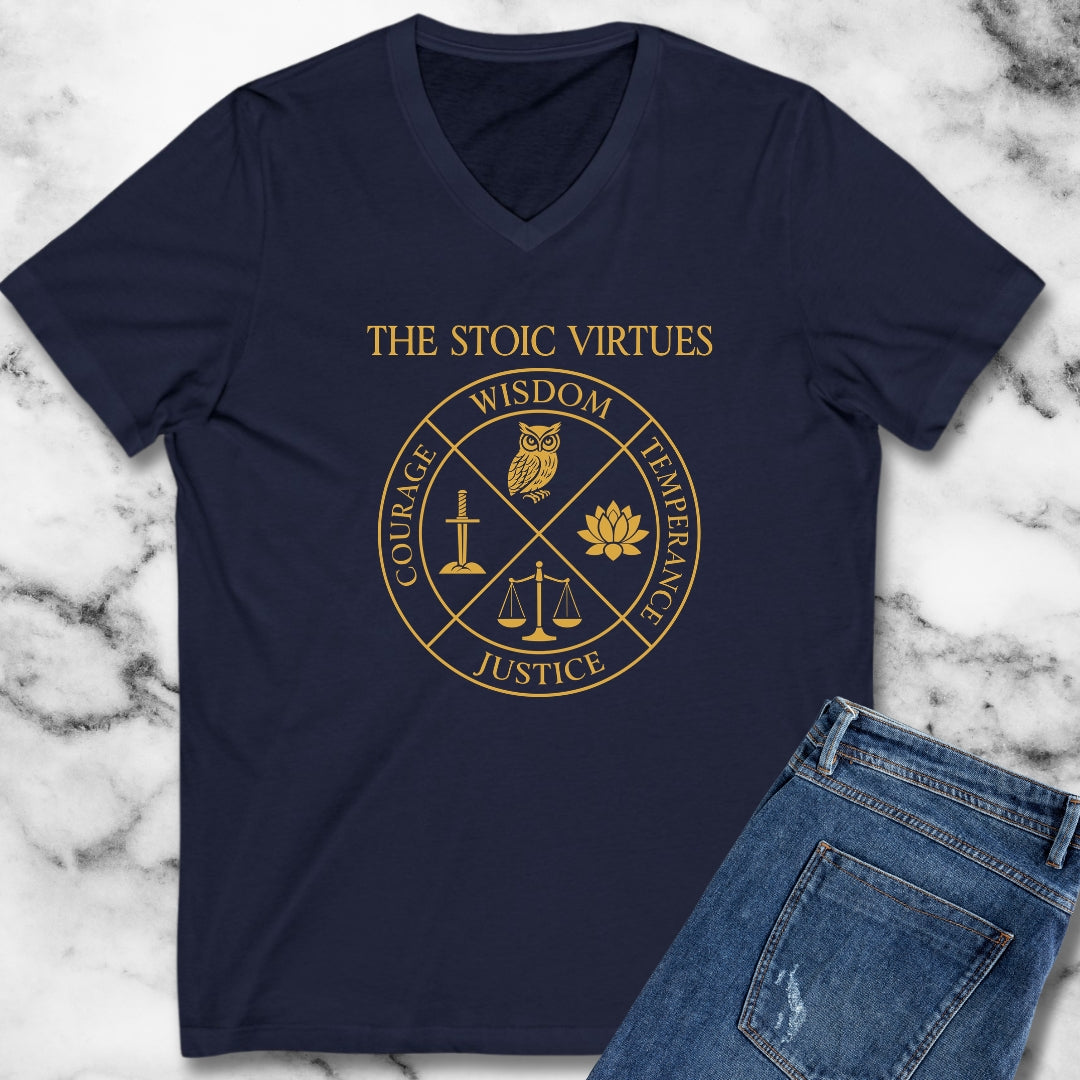 Stoioc Virtues V-Neck