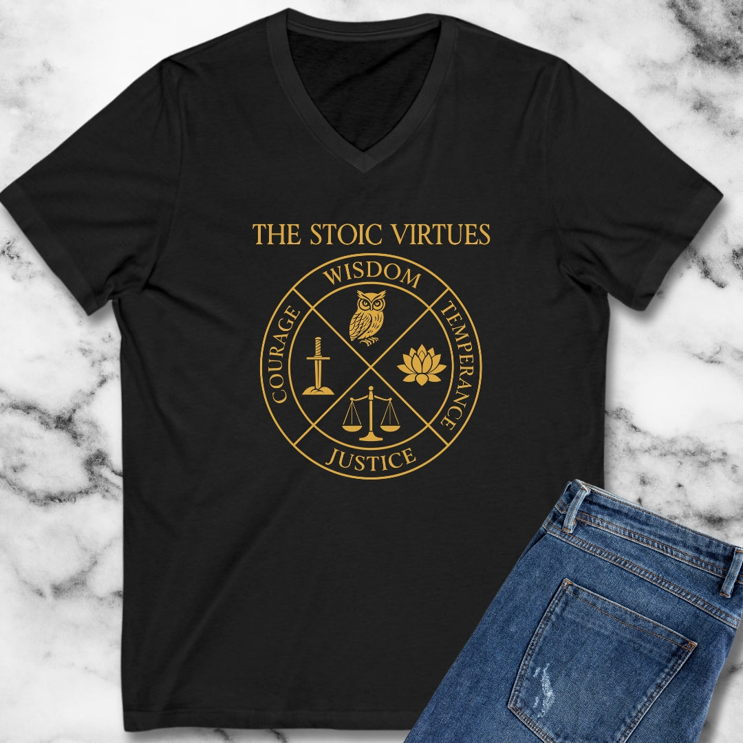 Stoioc Virtues V-Neck
