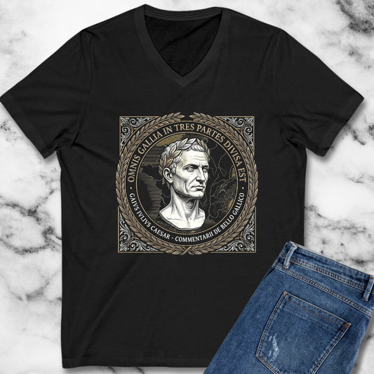 Julius Caesar Gallic War Quote V-Neck