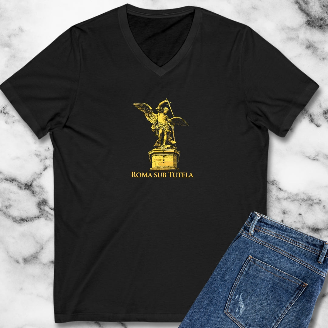 Archangel Michael Roma Sub Tutela V-Neck