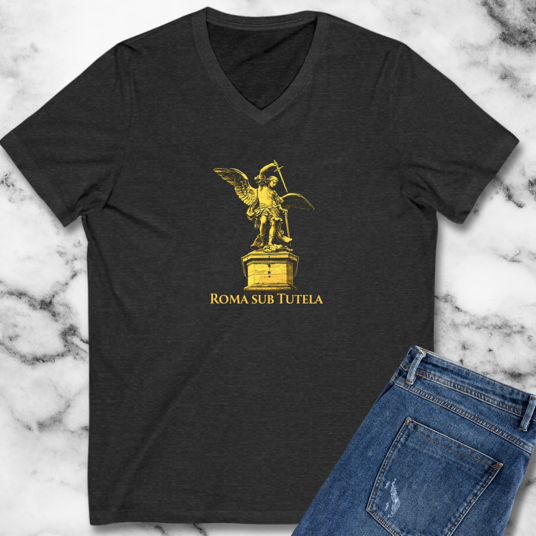 Archangel Michael Roma Sub Tutela V-Neck