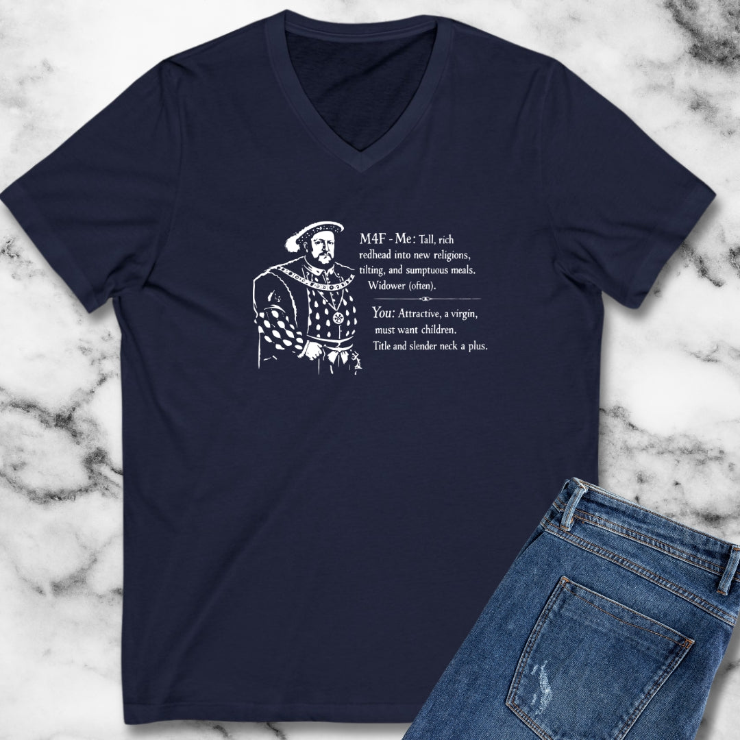 Henry VIII Personal Ad V-Neck