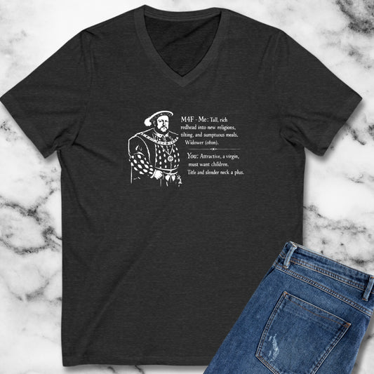 Henry VIII Personal Ad V-Neck