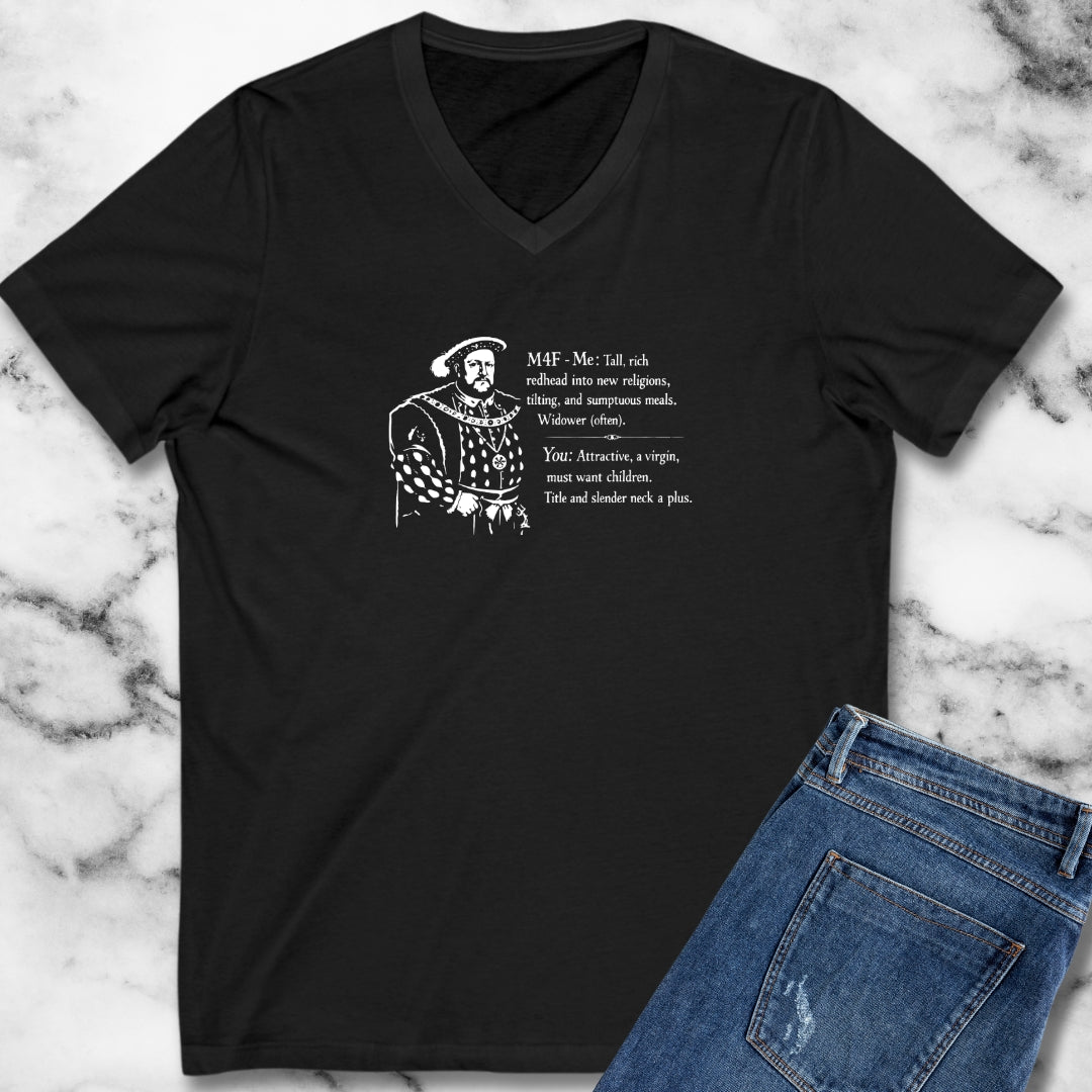 Henry VIII Personal Ad V-Neck