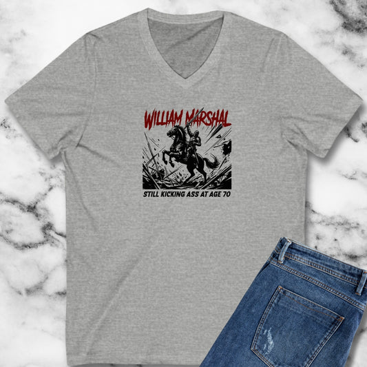 William Marshal Kicking Ass Age 70 V-neck