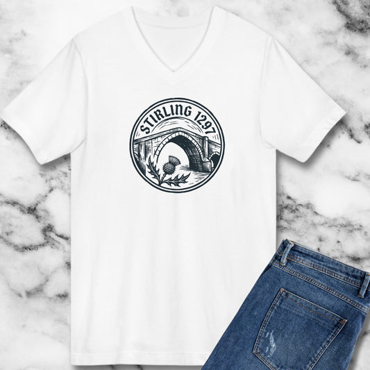 Stirling Bridge 1297 William Wallace V-neck