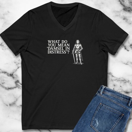 Joan of Arc Damsel in Distress V-neck