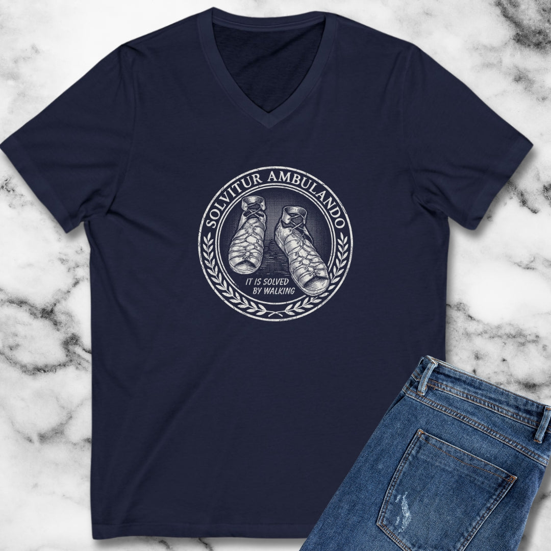 Solvitur Ambulando Saint Augustine Quote V-neck