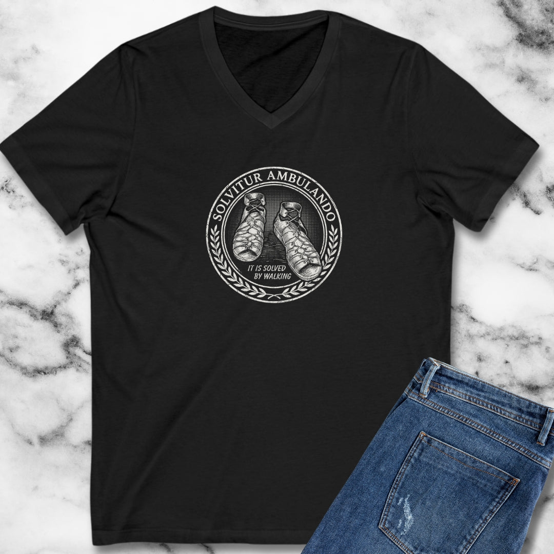 Solvitur Ambulando Saint Augustine Quote V-neck