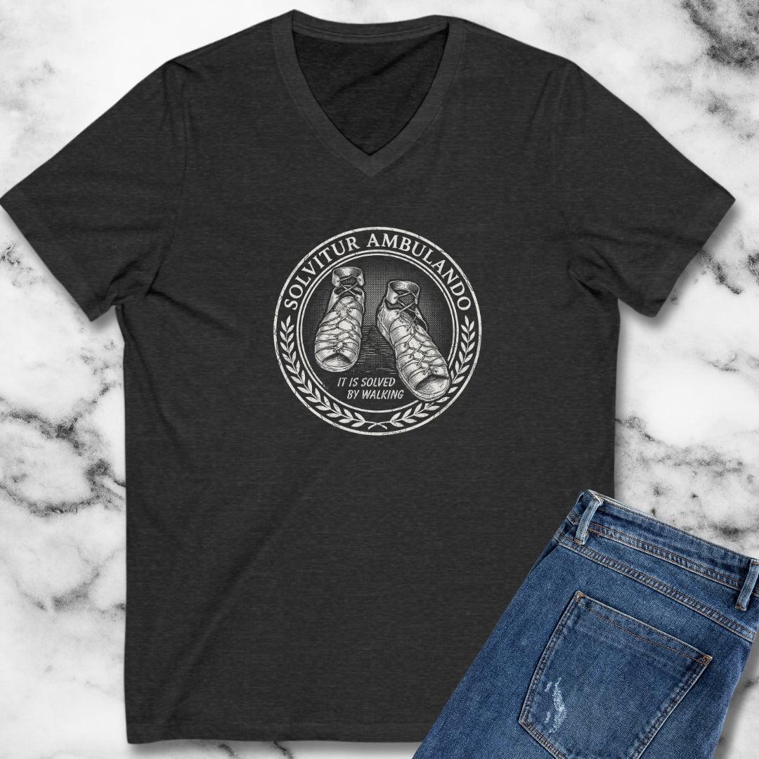 Solvitur Ambulando Saint Augustine Quote V-neck