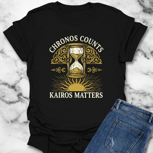 Greek Chronos vs Kairos T-Shirt