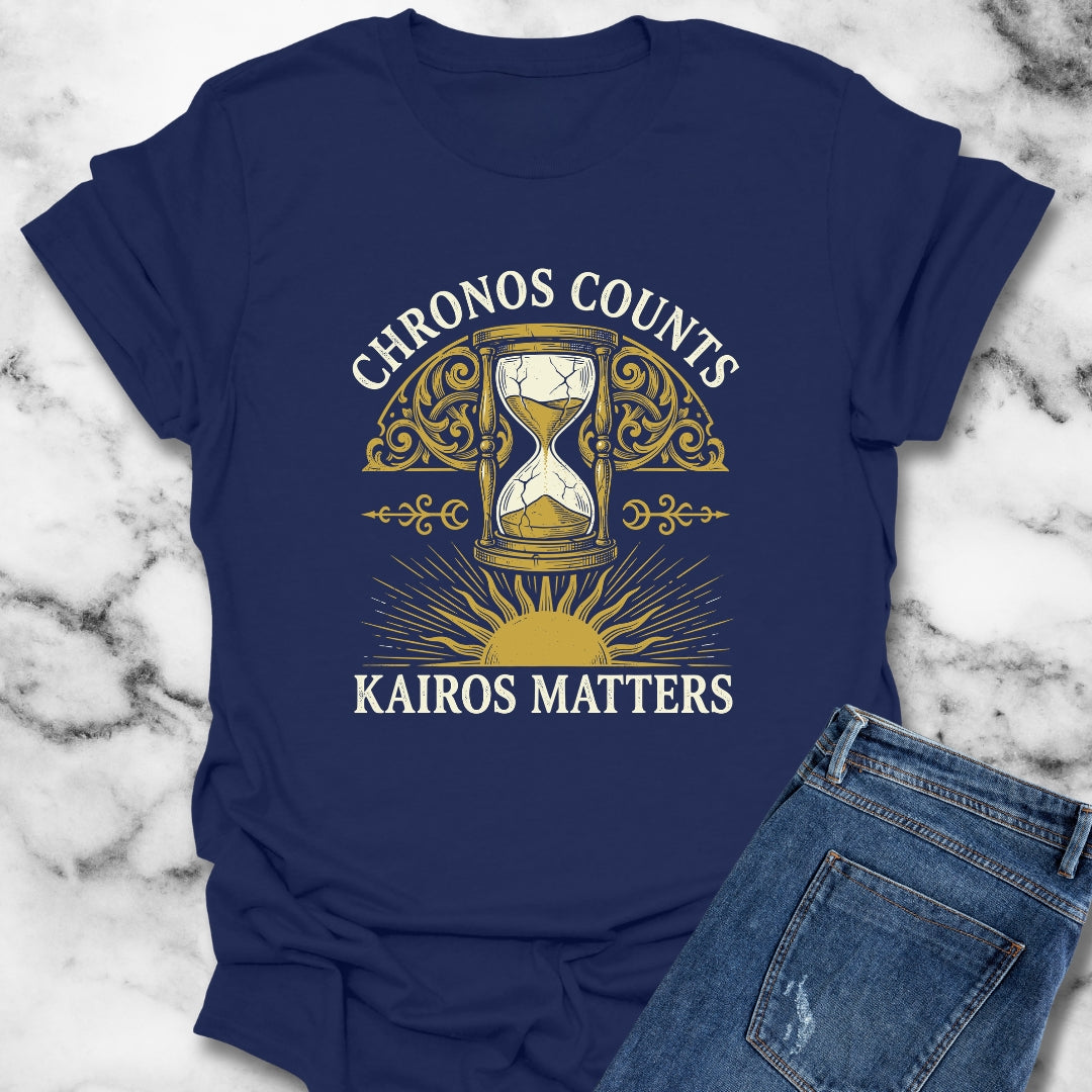 Greek Chronos vs Kairos T-Shirt
