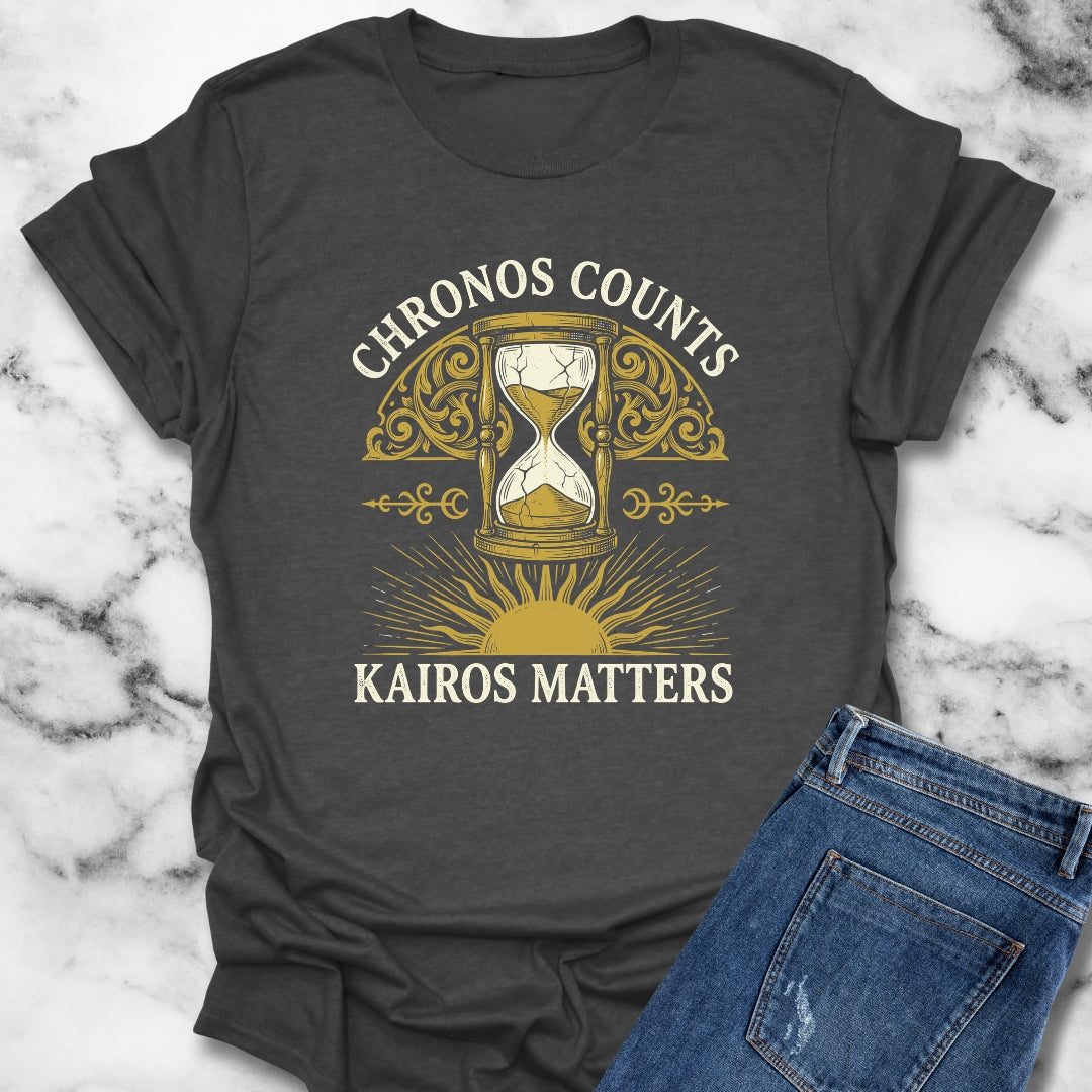 Greek Chronos vs Kairos T-Shirt