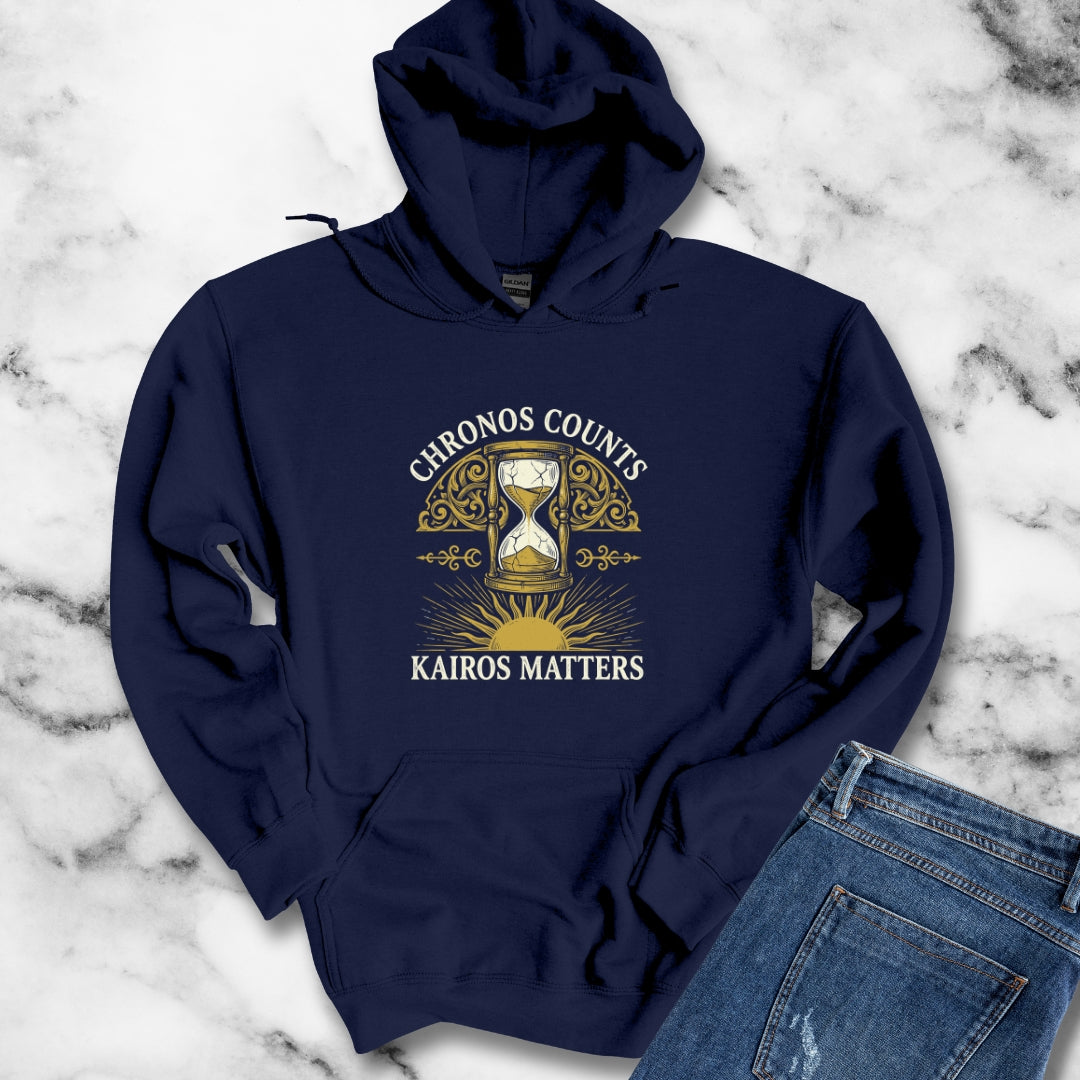 Greek Chronos vs Kairos Hoodie