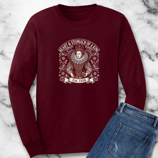 Queen Elizabeth I Heart & Stomach of King Long Sleeve