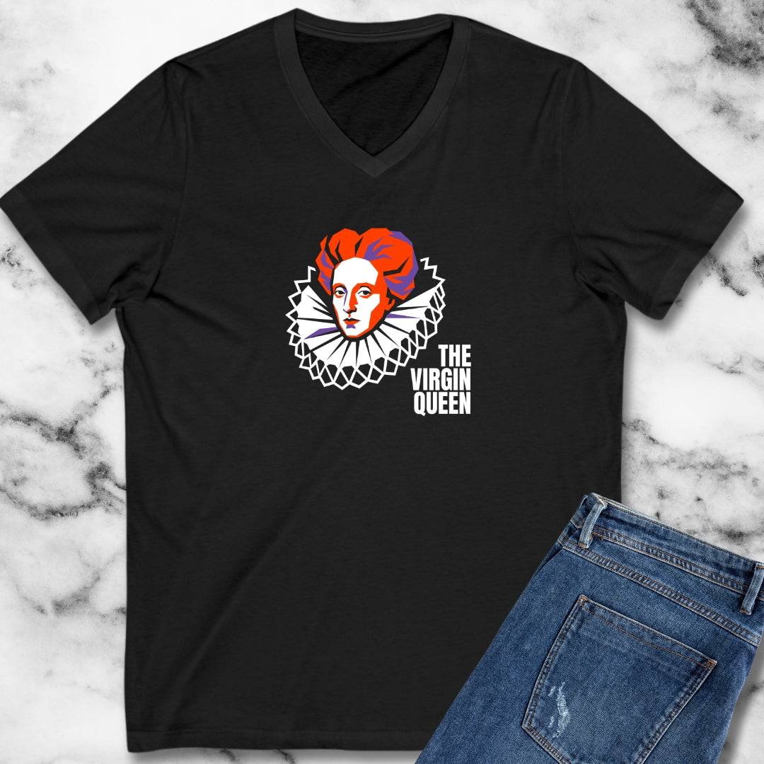 Queen Elizabeth I Virgin Queen V-Neck