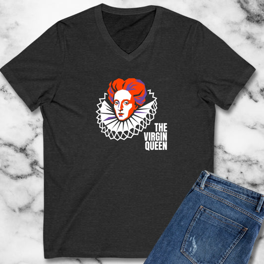 Queen Elizabeth I Virgin Queen V-Neck