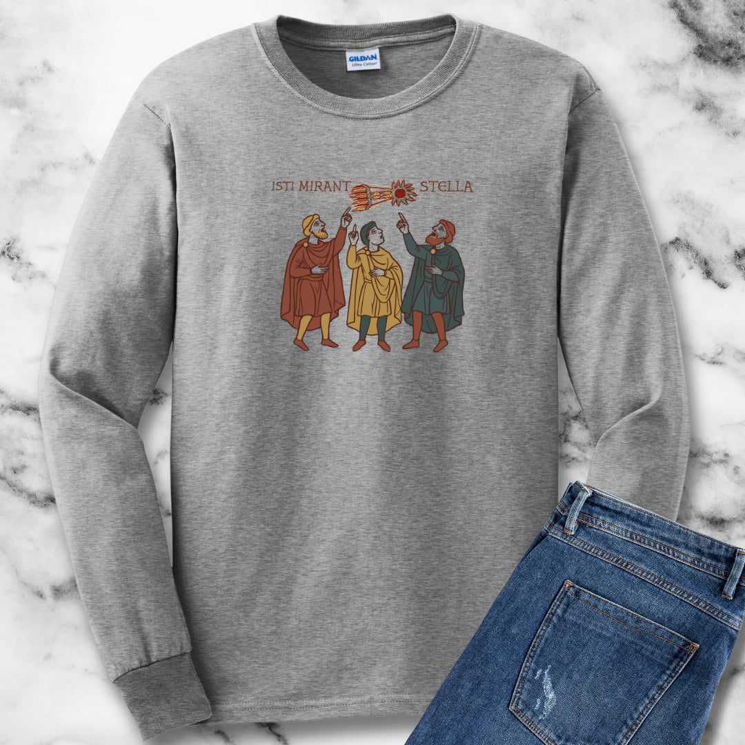 Bayeux Tapestry Comet Latin Long Sleeve