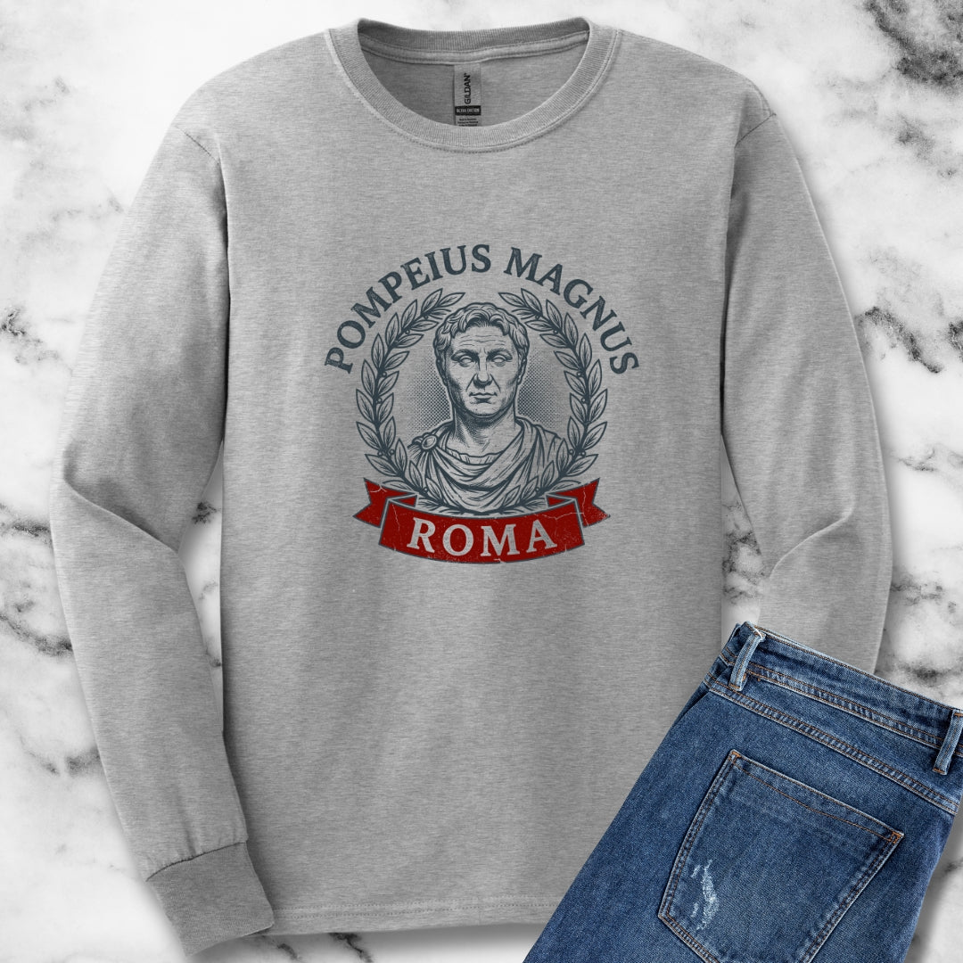 Gnaeus Pompeius Magnus Pompey the Great Long Sleeve Tee