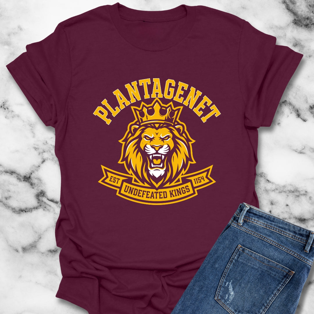 Plantagenet Dynasty Undefeated Lion T-Shirt