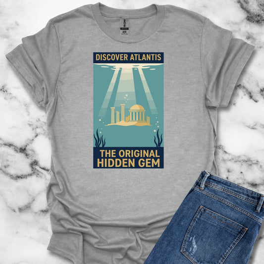 Visit Atlantis Retro Tourism T-Shirt