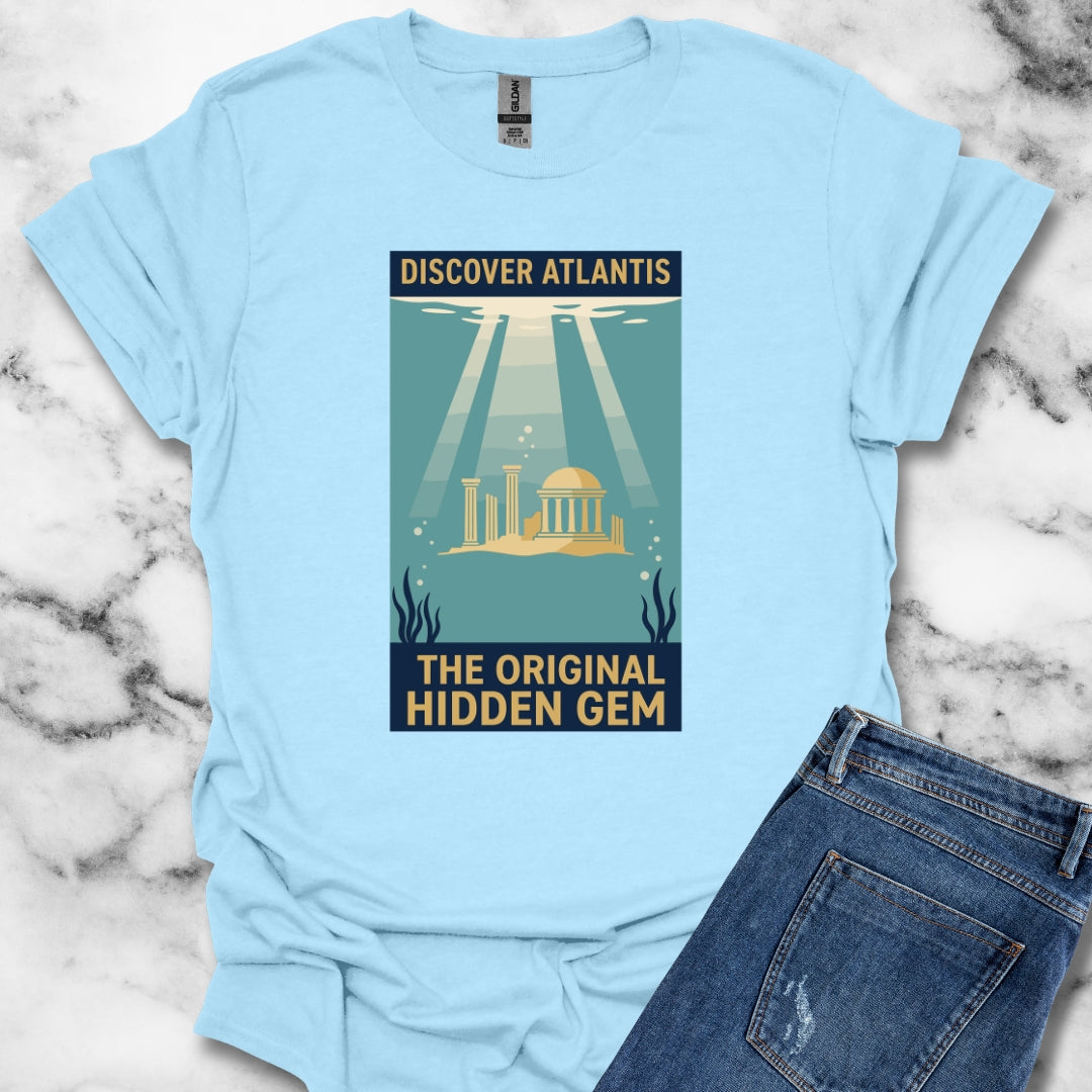 Visit Atlantis Retro Tourism T-Shirt